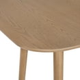 thumbnail image 5 of Euroco 35" Square Dining Table for 2, Solid Wood Kitchen Table for Dining Room, Small Space, Apartment,Home Office,Light Natural, 5 of 7