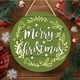 thumbnail image 4 of xihome Adorno navideño colgante de madera de 15x15 cm para rbol de Navidad, ideal para manualidades. Pieza circular recortada para decoracin navideña de la puerta principal., 4 of 6