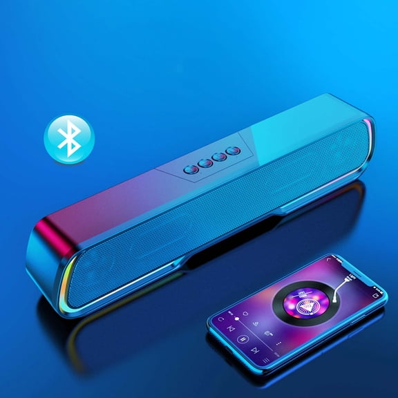 Beaulyn Bluetooth Speaker, Portable Wireless Outdoor Speaker, Bluetooth 5.3, TWS Dual Pairing Speaker Small Bluetooth Speaker for Party, Home, Travel, Black