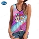 thumbnail image 4 of Camiseta sin mangas para mujer, cuello en V, camiseta sin mangas con estampado de Mickey Mouse de Disney, versión completa, ropa informal de calle para mujer, 4 of 4