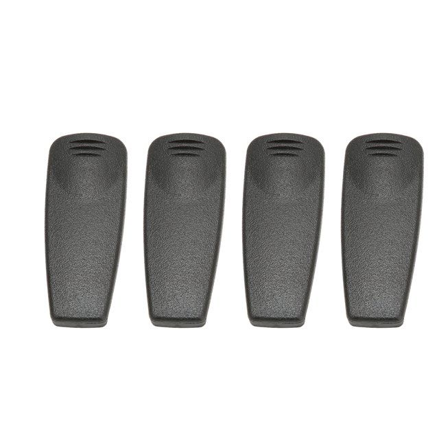 Belt Clip, 4pcs Stable Holding Black Universal Belt Clamp Plastic For CP125 For PR1500 For PRO9150 For GP320