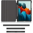 thumbnail image 3 of Étui pour Samsung Tab S8 2022 & S7 2020 - Étui Folio Antichoc Premium, Angles de Vision Multiples, Dos Rigide en PC, 3 of 5