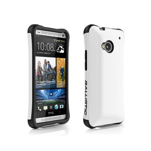 Ballistic Étui Aspirateur pour HTC One / M7 (Blanc/noir)