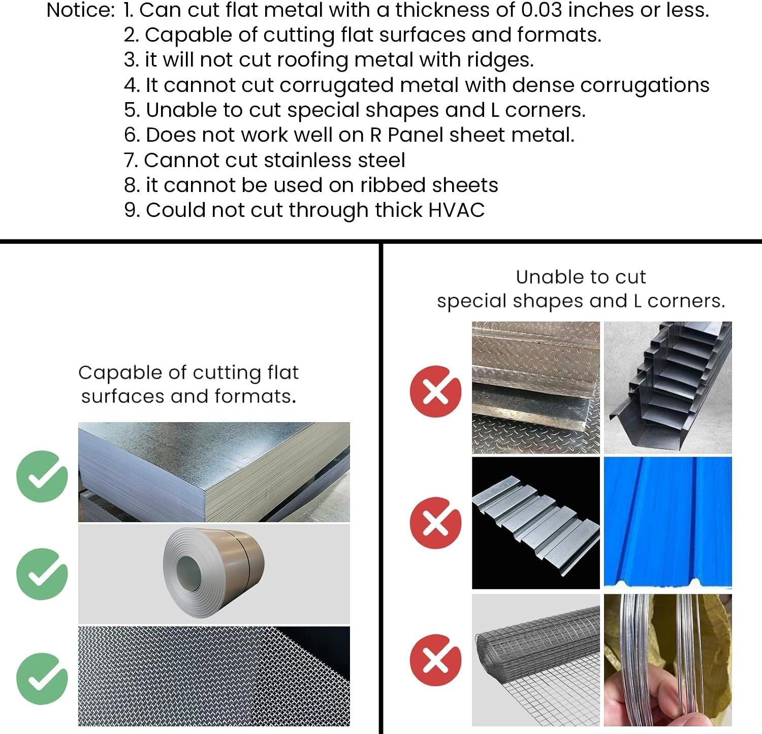Sheet Metal Cutter/Metal Cutter for Drill, Metal Nibbler Drill Attachment - DlY Metal Drill Attachment, Sheet Metal Knife for Cutting lron,White Sheet, Steel,Copper Aluminum
