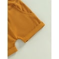 thumbnail image 6 of Coduop Toddler Baby Boys Shorts Set Short Sleeve T-shirt Tops with Shorts Tracksuits Summer Outfits, 6 of 7
