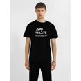 thumbnail image 1 of Camiseta cómoda con estampado de letras "LO SIENTO TARDE" para hombre, camiseta gráfica, ropa de verano para exteriores, ropa para hombre, camisetas informales, 1 of 7