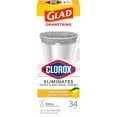 thumbnail image 2 of Glad Small Drawstring Trash Bags - Clorox Lemon Fresh - 4 Gallon, 2 of 13