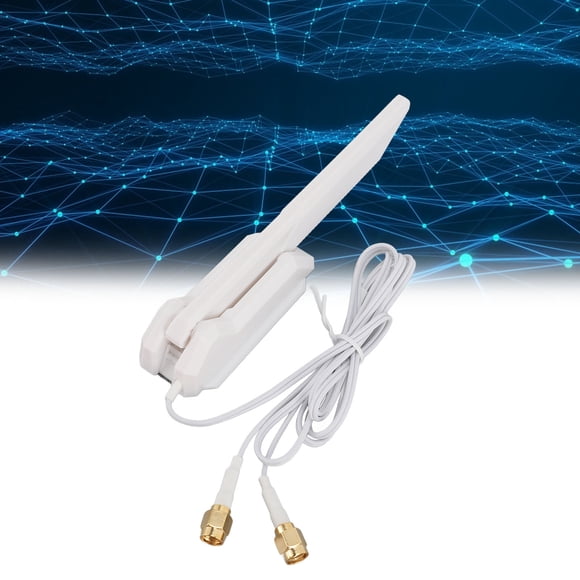 Gaming WiFi Antenna, Desktop Computer WiFi Antenna 3 Frequency Bands 1.2m Cable Length for Home