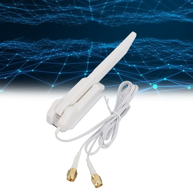 Gaming WiFi Antenna, Desktop Computer WiFi Antenna 3 Frequency Bands 1.2m Cable Length for Home