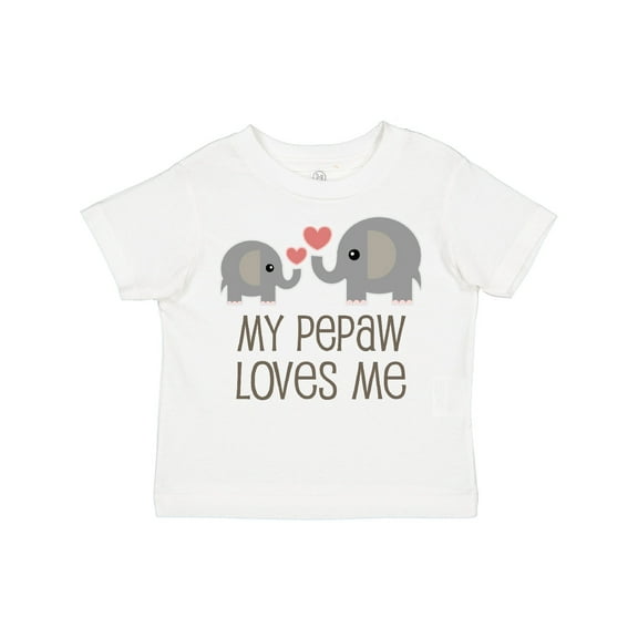Inktastic My Pepaw Loves Me Grandson Boys or Girls Toddler T-Shirt