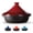 Red, variant on Tagine for Cooking: Enameled Cast Iron Cooking Pot, Slow Cooker, Classic Kitchen Cookware, Tajine with Ceramic Cone-Shaped Closed Lid, 3.3 QT, Red