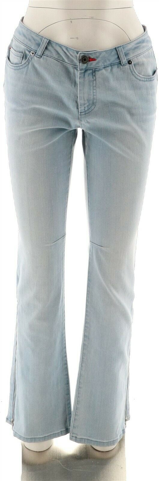 zip side jeans
