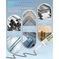 thumbnail image 3 of Caulk & Sealant Brown,    Sealant, Shrink & Crack Proof,  Caulking for Kitchen, Bathroom, RV, Interior & Exterior Use, 10.2 FL. OZ/300ML, 1 Pack, 3 of 6