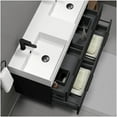 thumbnail image 6 of Nameeks Derin-4818-W-2 Derin 48" Wall Mounted Double Basin Vanity Set - Brown Oak, 6 of 7