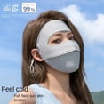 thumbnail image 5 of Aojekbee Women Face Covering UPF 50+ Sun Protection Face Protector Washable Reusable for Running Outdoors, 5 of 5