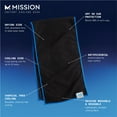 thumbnail image 3 of MISSION Cooling DuoMax Towel Dual Sided Sports Towel, Black, 3 of 7
