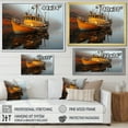 thumbnail image 4 of Designart "Maple Port Fog Enigma " Transportation Floater Framed Canvas Wall Art, 4 of 7