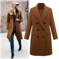 thumbnail image 4 of Vedolay Women Winter Parka Coat Solid Business Winter Coat Fall Coat Jacket Coat C,S, 4 of 4