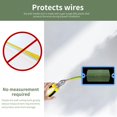 thumbnail image 2 of Herramienta de marcado de paneles de yeso para tomas de corriente eléctricas, posicionador de caja eléctrica de paneles de yeso con protección de cables, verde, 2 of 5