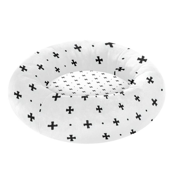 Pet Bed Pet Mat Cozy Removable & Washable Comfort For Cats And Dogs Small Cross Icons