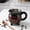B, variant on Eolstice Ceramic Pumpkin Cauldron Mug with Legs, 4 Footed Halloween Coffee Cup, 3 Colors Orange White Black for Hot Cocoa Tea Party Favors