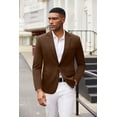thumbnail image 2 of COOFANDY Suit Jacket Men Casual Blazer Jackets One Button Knit Sport Coat, 2 of 6