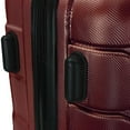 Omni 3Piece Hardside Spinner Luggage Set, Red