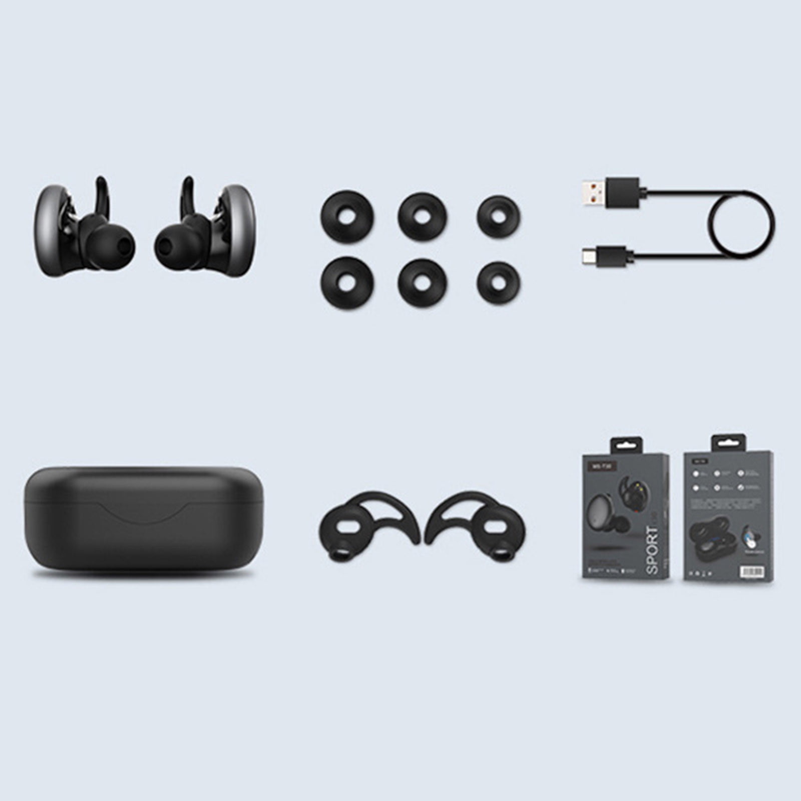 Studio Buds - True Wireless Noise Cancelling Earbuds - Compatible with IOS & Android, Built-in Microphone, IPX4 Rating, Sweat Resistant Earphones, Class 1 Bluetooth Headphones(Green)