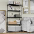 thumbnail image 2 of Ktaxon 5-Tier Wire Shelving Unit, Steel Storage Rack for Garage Office Kitchen Black, 30" W x 14" D x 60" H, 2 of 20