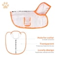 thumbnail image 7 of Duulaya Hukapapa Dog Raincoat with Hood Poncho Transparent Rain Coat for Small Dogs Waterproof Puppy Cats Pets150, 7 of 7