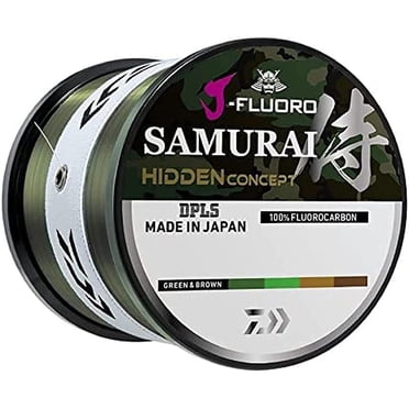Daiwa J-Fluoro Samurai Fluorocarbon Fishing Line - Premium Low-Visibility Filler Spool