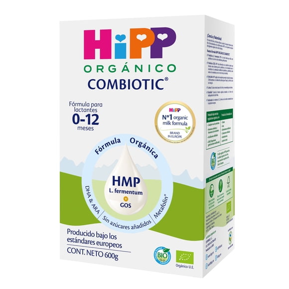 Formula Infantil Organica HIPP Combiotic Etapa 1 600 grs 0 a 12 meses