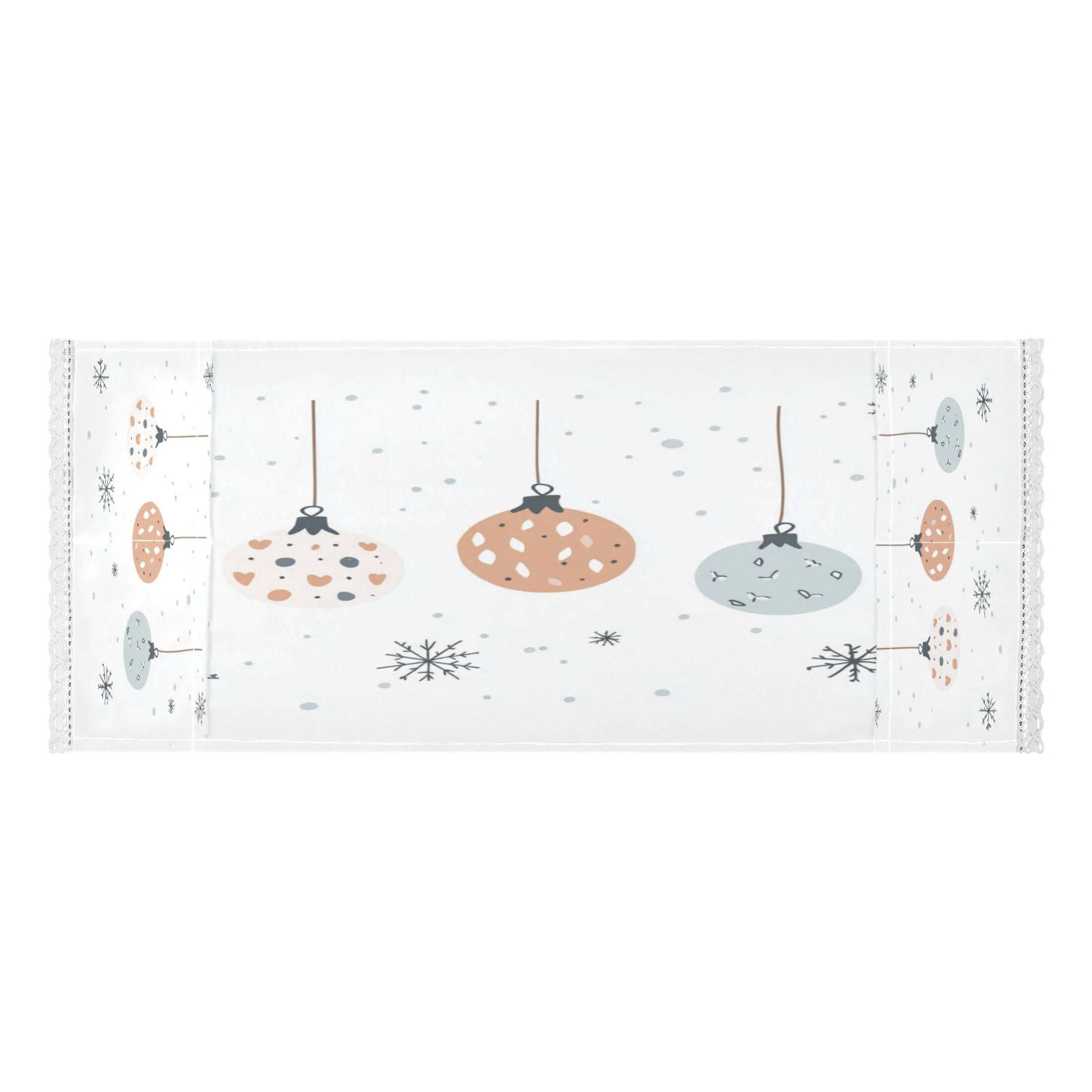 Christmas ElementsWasher and Dryer Covers Dust-Proof and Oil Resistant Fridge Cover with 4 Storage Pockets Washing Machine Top Cover for Laundry Kitchen Home 51.2 x 22 In