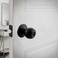 thumbnail image 2 of Design House Ball Keyed Entry Door Knob, Matte Black, 2 of 17