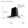 thumbnail image 2 of Tricombo Supra, campana de pared + parrilla de inducción magnética y parrilla de gas SUPRA Tricombo Lussari parrilla de gas + parrilla de inducción magnetica y campana de pared, 2 of 8