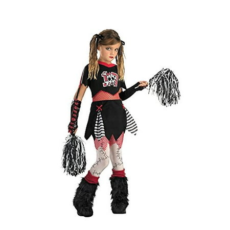 girls - Cheerless Leader Sz 7 To 8 Halloween Costume - Child