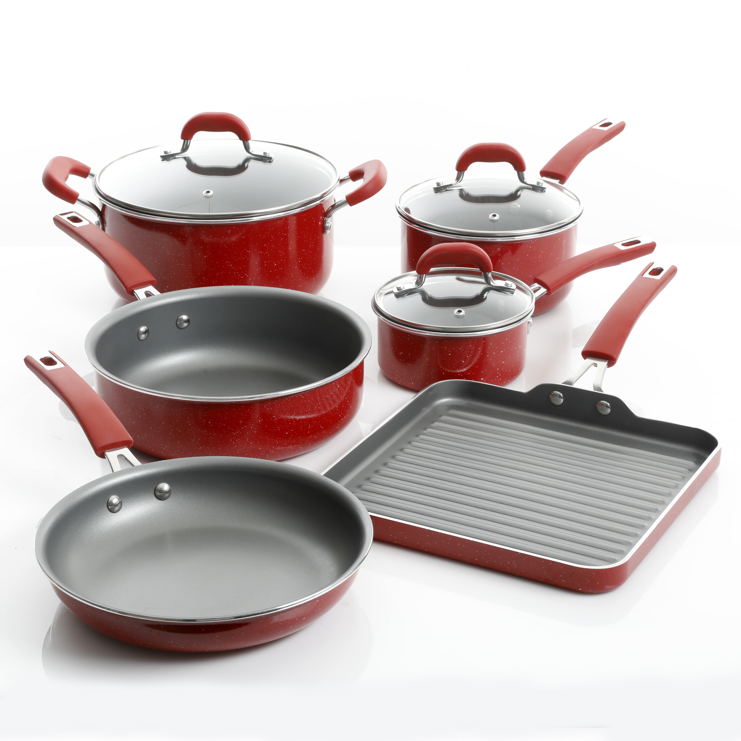 The Pioneer Woman 121223.30R 30pc Cookware Set - Red - image 2 of 5