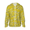 thumbnail image 1 of Fotbe Banana A Chaqueta con Protección Solar UPF 50+ para Hombre y Mujer, Camisa con Capucha y Bolsillos-X-Large, 1 of 7