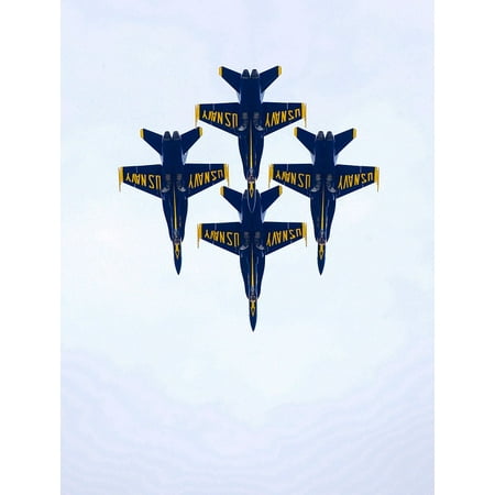 LAMINATED POSTER Navy Planes Precision Sortie Blue Angels Training Poster Print 11 x