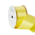 thumbnail image 2 of Offray Ribbon, Lemon Yellow 1 1/2 inch Single Face Satin Polyester Ribbon, 12 feet, 2 of 8
