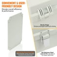 thumbnail image 5 of VEVOR Outdoor Electrical Junction Box, 16.93 x 12.99 x 7.09 in, ABS Plastic Electrical Enclosure Box with Hinged Cover Stainless Steel Latch, IP67 Dustproof Waterproof, 5 of 9
