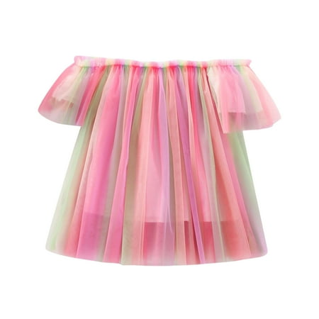 

Toddler Girls Dress Summer Fashion Princess Dresses Kids Lovely Sweet Casual Dresses Tutu Mesh Skirt Baby Outwear