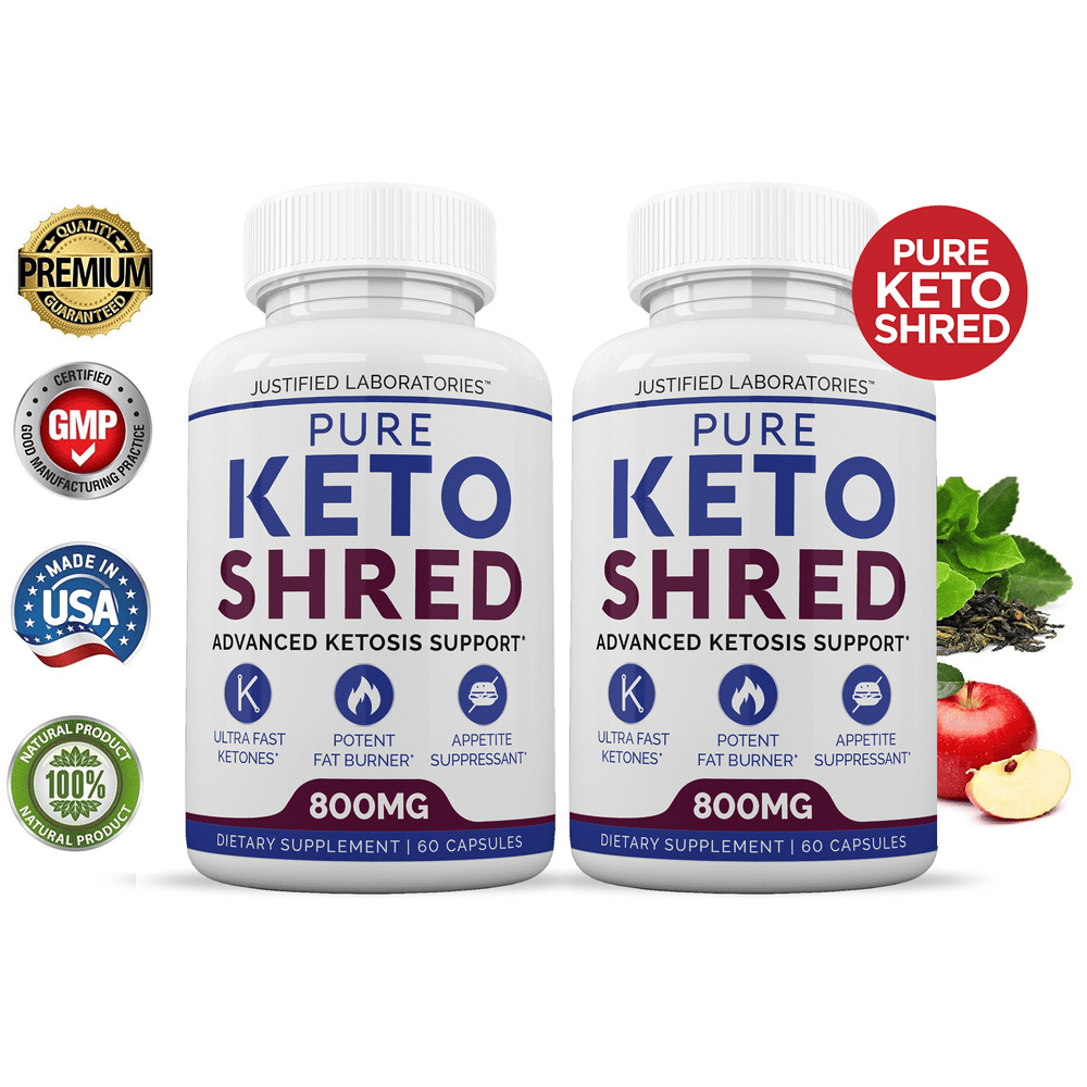 Pure Keto Shred Pills Advanced BHB Boost Ketogenic Supplement Exogenous