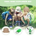 thumbnail image 2 of Explorer Sets Nature Outdoor Exploration Adventure Set-Binoculars Flashlight Hat Bug Catching Kits Whistle Compass Science Camping Hiking Gift Plastic Cyfie, 2 of 7