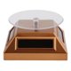 thumbnail image 1 of Soporte Giratorio con Soporte de Exhibición Giratorio con Energía Solar Y Batería, Reloj, Joyería para Teléfono, Conveniente, Ahorro de Energía, Ecoló Oro Macarena Soporte de exhibición giratorio, 1 of 8