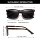 thumbnail image 5 of Gafas de Sol Polarizadas DUSHINE Clásico Estilo Retro para Mujeres, 5 of 7