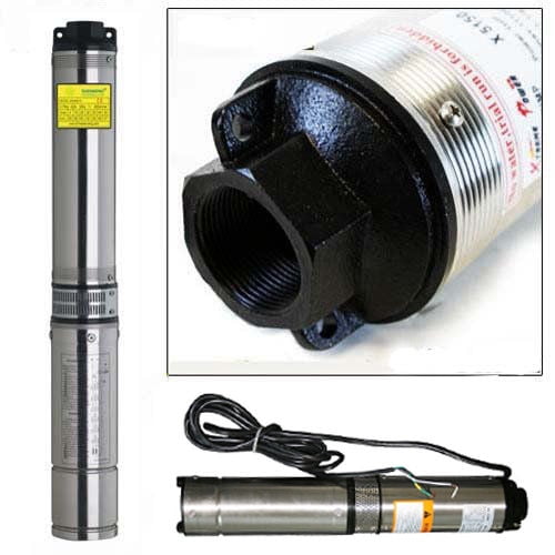 imeshbean 1 hp 4 inch deep well submersible pump 200ft