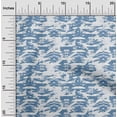 thumbnail image 1 of oneOone Georgette Viscose Grayish Blue Fabric Texture Watercolor Sewing Craft Projects Fabric Prints By Yard 42 Inch Wide, 1 of 1