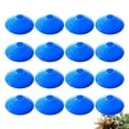 thumbnail image 5 of KAKOWELY 24 piezas de placa de entrenamiento de fútbol, cono de señalización, bandeja de marcador de obstáculos, bandeja de entrenamiento de fútbol, rojo, azul, verde y amarillo (azul), 5 of 5