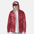 thumbnail image 4 of Sigee Abstract Red Marble Print UPF50+ Men's Sun Protection Hoodie Shirt SPF UV Shirt Long Sleeve Fishing Outdoor Lightweight, S-3XL, 4 of 9